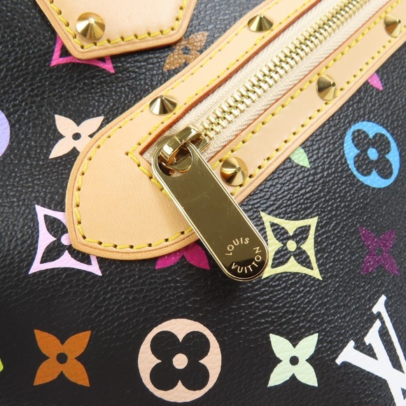 Louis Vuitton Alma PM Vintage Studded Spike Handbag Nume Leather Noir - Picture 8 of 13